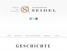 Tablet Screenshot of alexanderseidel.com